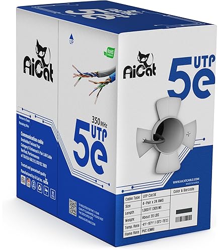 Amazon.co.jp: 冨士電線 CAT5E 単線LANケーブル 300m巻き TPCC5 0.5mm